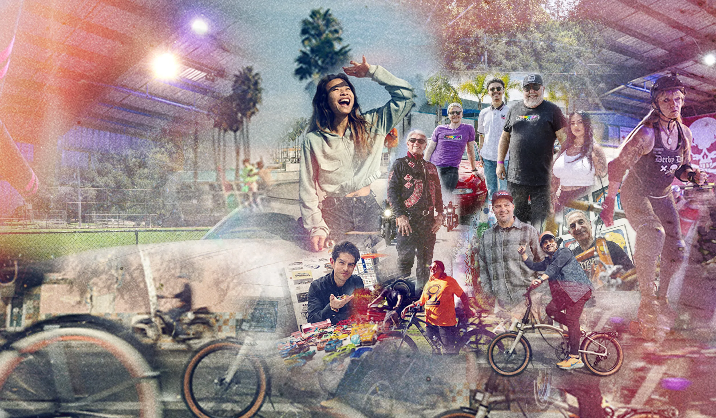 Collage of LA on Wheels Feature Articles