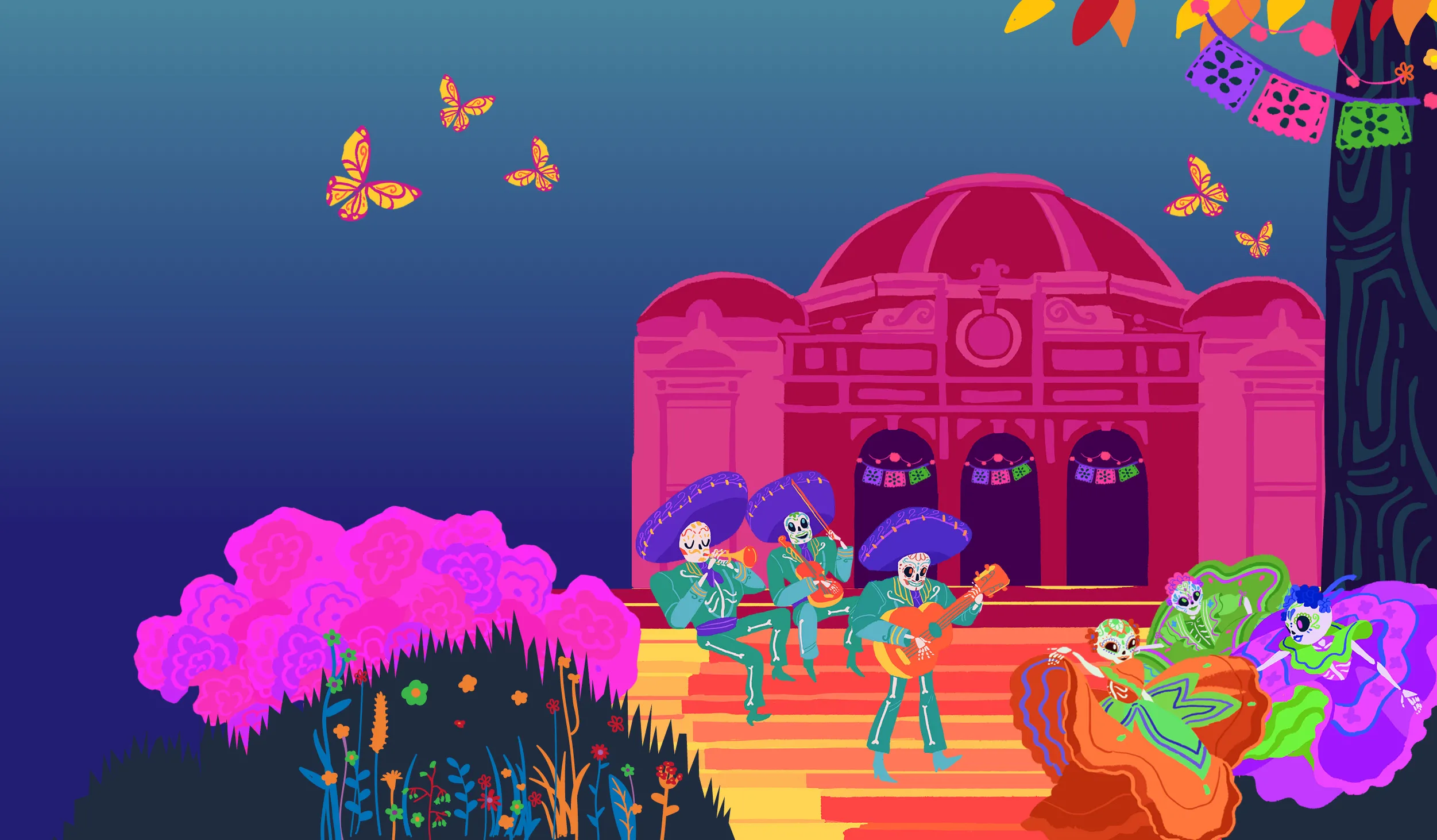 Art for Dia de los Muertos