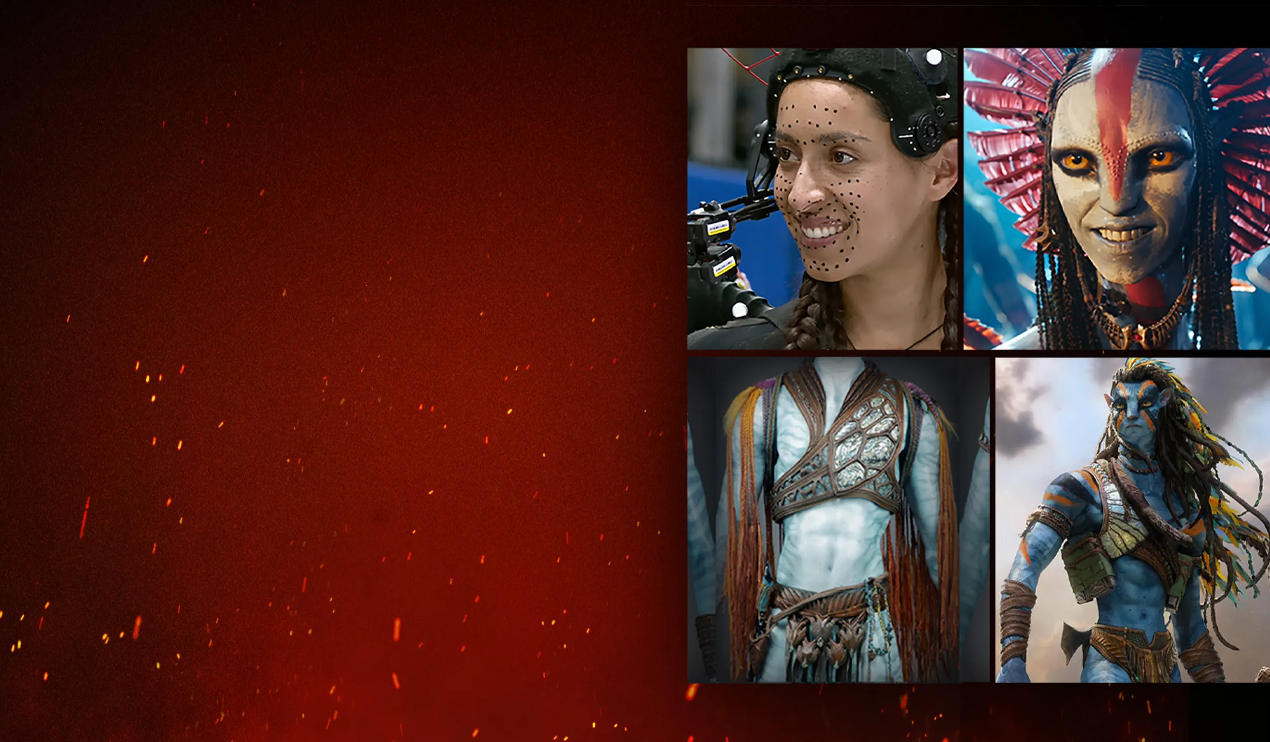 Square portraits of the Avatar: Fire and Ash characters