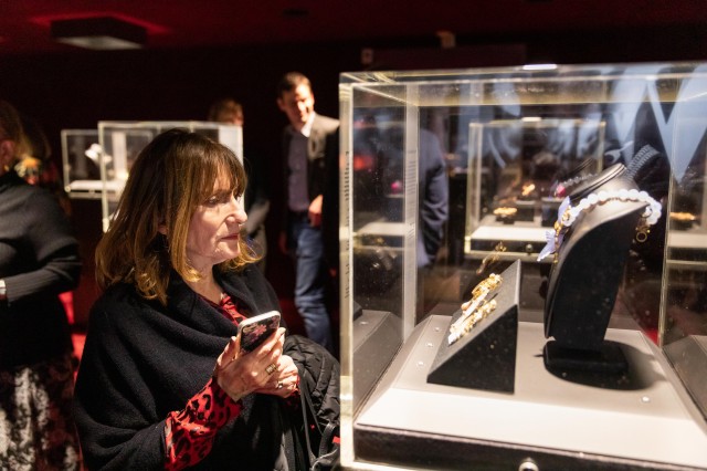 female guest in gem vault