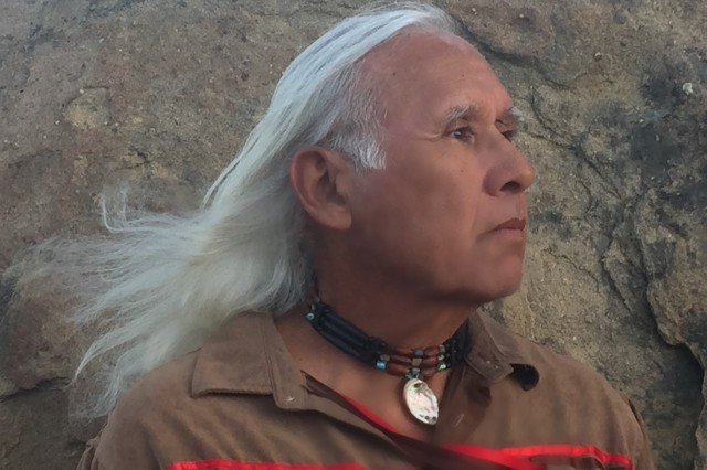 Alan Salazar, elder of the Chumash and Tataviam tribes.
