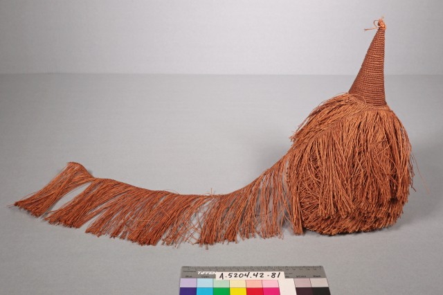 Anthro - Bark cloth (other), twisted banyan bark apron from New Caledonia