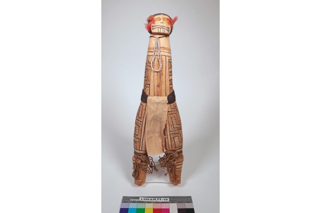 Anthro - Bark cloth (tapa), Caraja figurine wearing bark cloth loin cloth