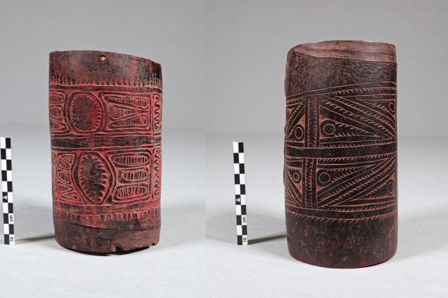Anthro - Armor: Tortoise shell armbands from New Guinea