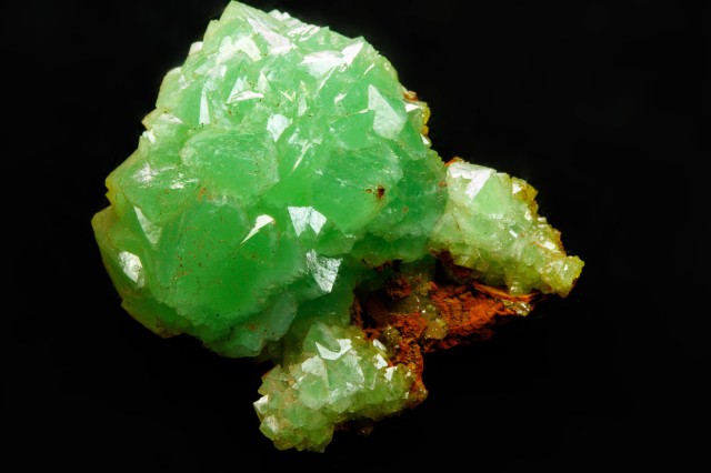bright green gem specimen