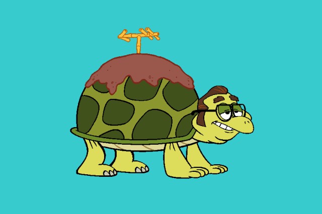 science of spongebob activity image sea turtle puppet