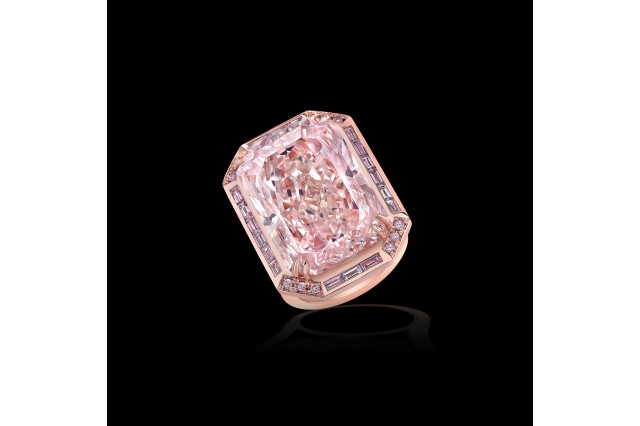 42.72ct Pink Starburst, the second largest pink diamond in the world