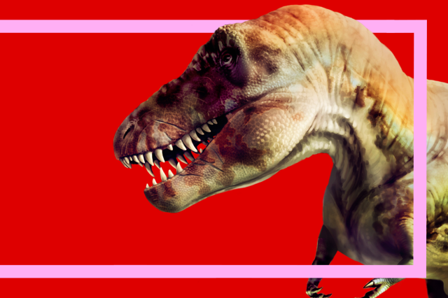 T. rex dino hall web header cropped