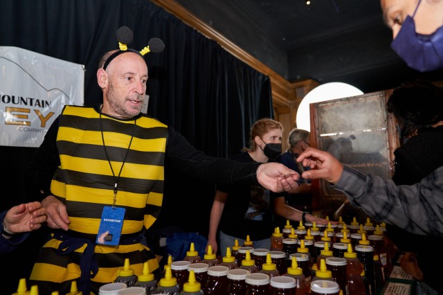 Bug Fair 2022 - Honey exhibitor