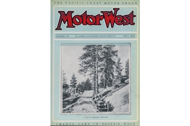 A Motor West Cover from November, 1914