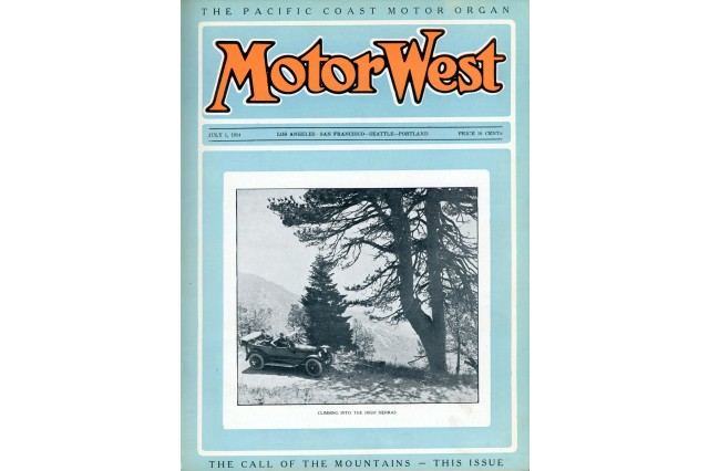 A Motor West cover from July, 1914