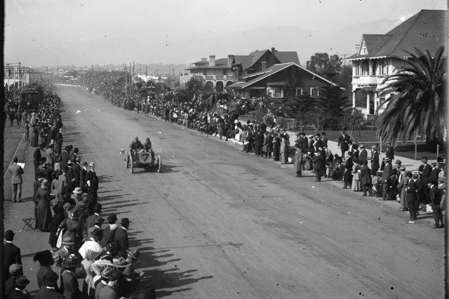 American Grand Prix Race in Santa Monica circa 1910