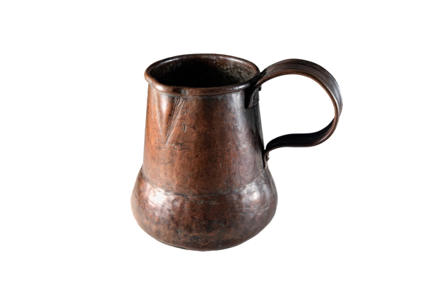 Copper chocolate pot