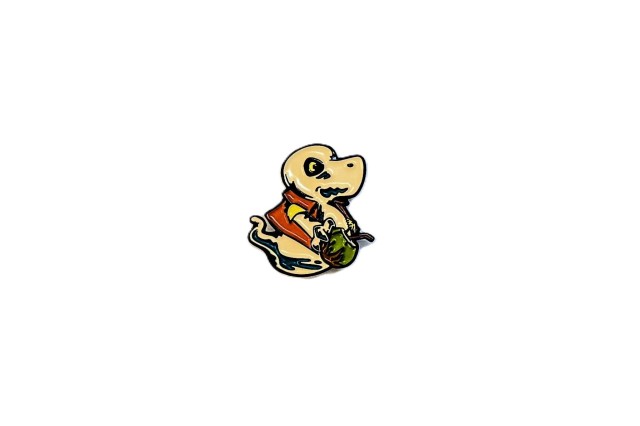 Haunted Museum T-Rex Pin