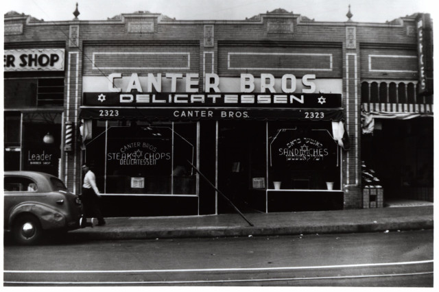the original 1931 Canter’s Deli storefront on Brooklyn Avenue in Boyle Heights.