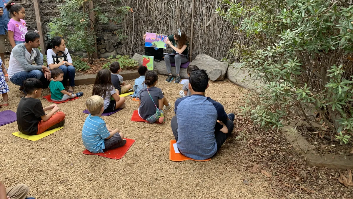 Storytime in the Nature Garden