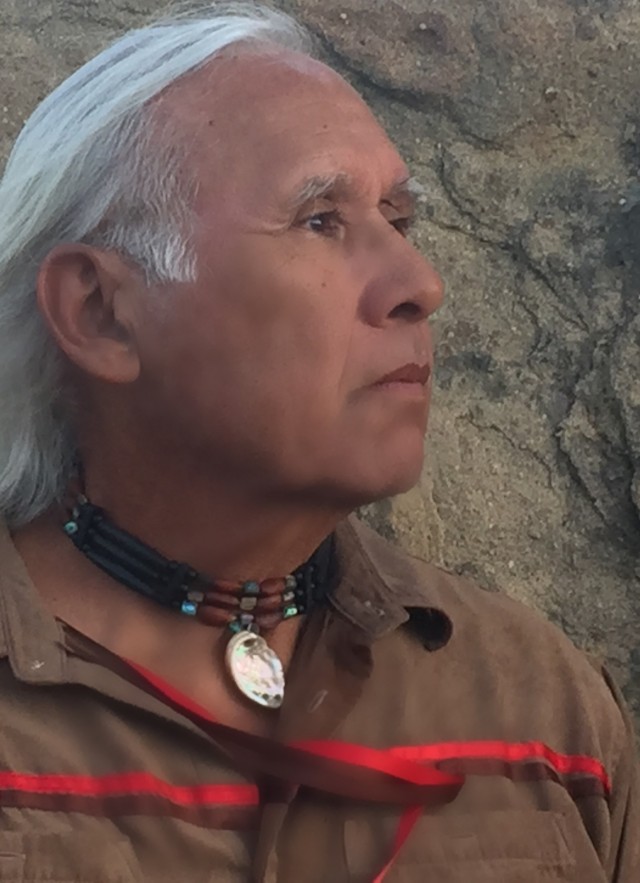 Alan Salazar, elder of the Chumash and Tataviam tribes.