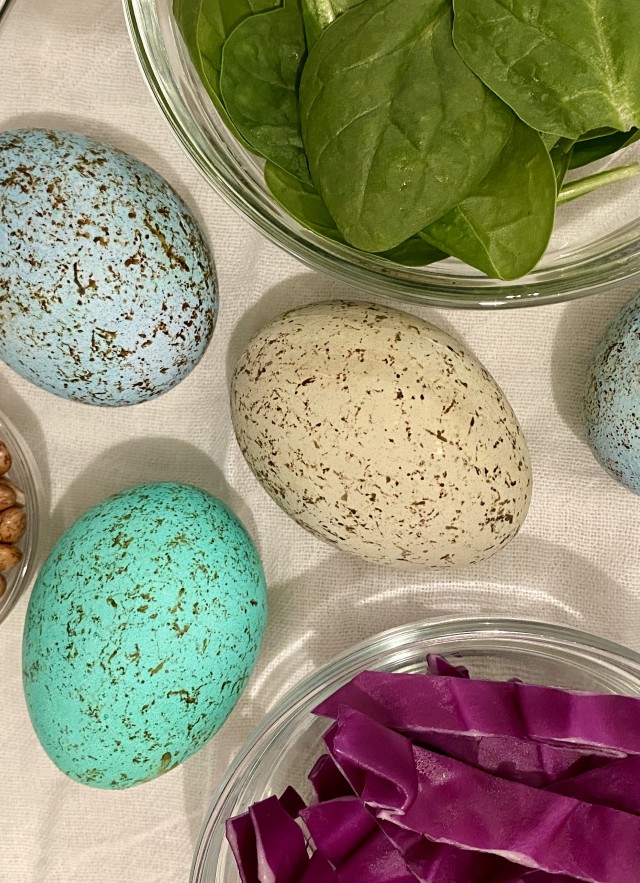 Cómo pintar los huevos de pascua con ingredientes naturales