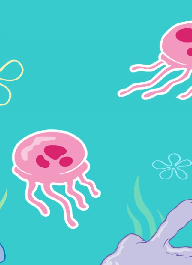 how to draw a jellyfish from spongebob