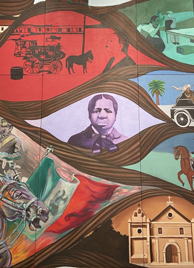 Barbara Carrasco&#039;s Mural with Biddy Mason