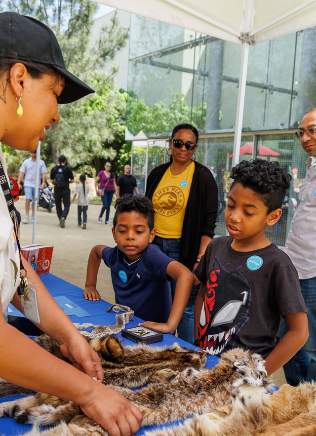 Image from previous Earth Day program, featuring education booth