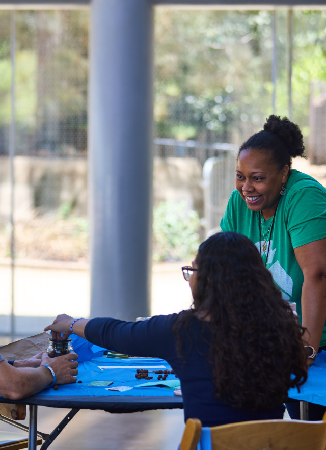 TAC council member talks to teachers