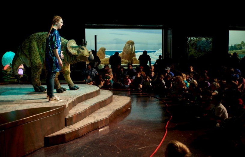 nhm dinosaur projector watch