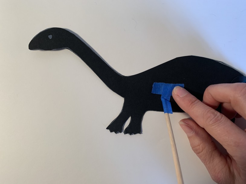 Haz tu propia pantalla y marioneta de sombra de dinosaurio | Natural  History Museum