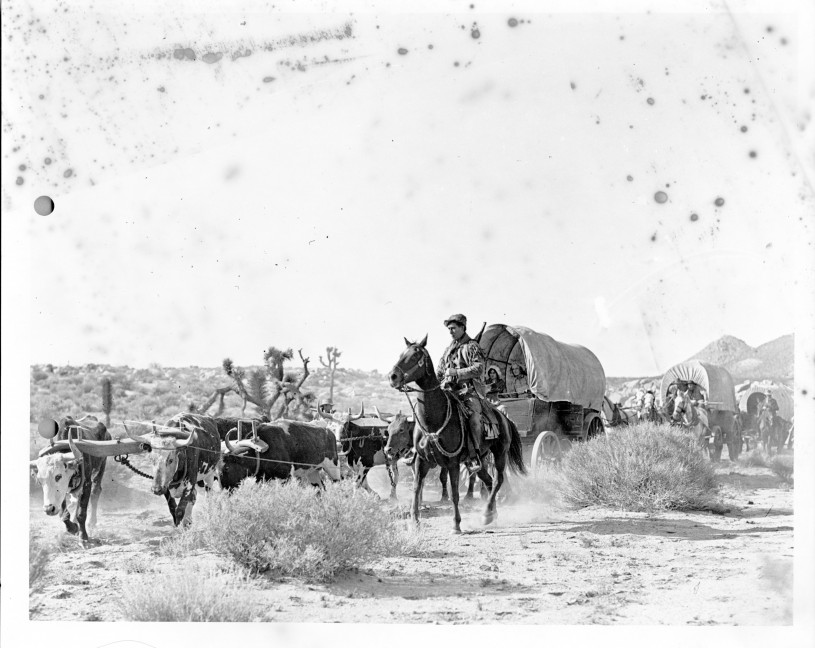 Wagon Tracks, Still image from William S. Hart film