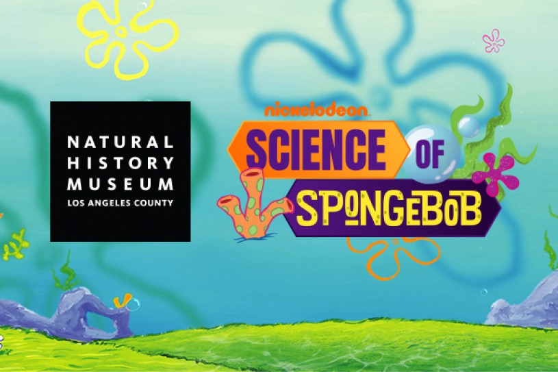 Natural History Museum of Los Angeles County and Nickelodeon Science of Spongebob logos
