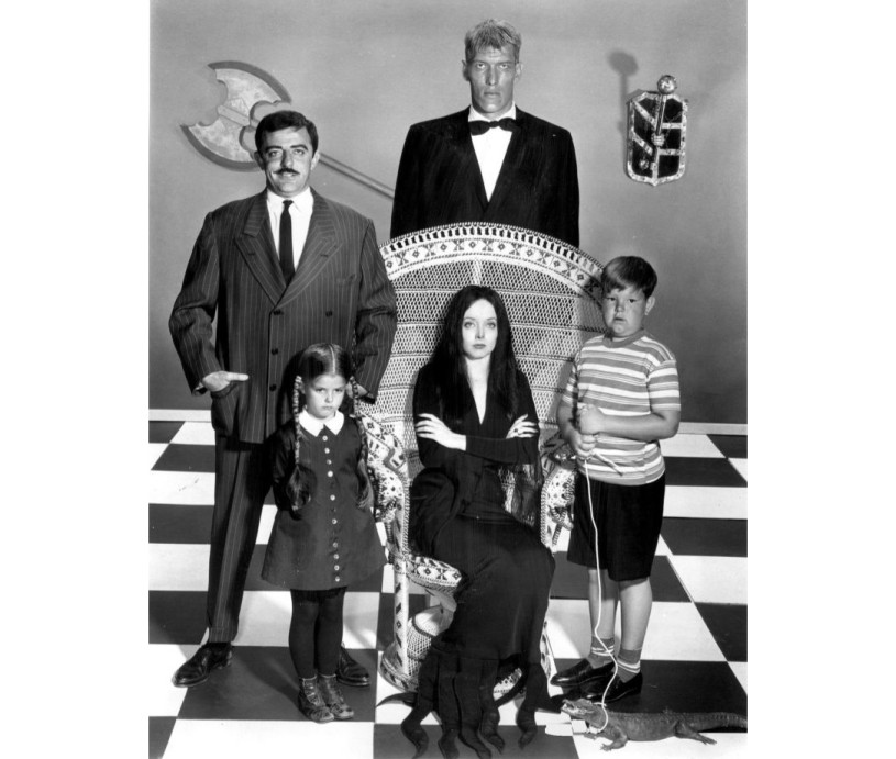 1964 Addams Family TV Show main cast 