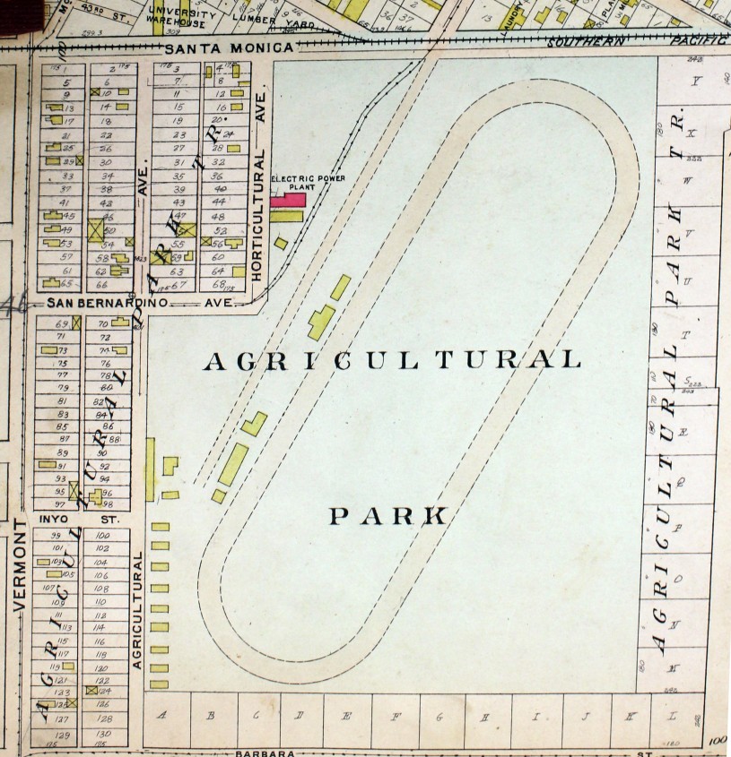  Baist 1905 map of Agricultural Park