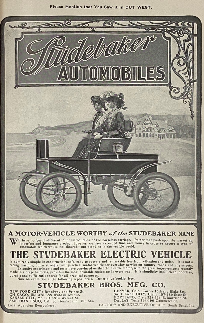Advertisement from Out West magazine, August, 1902