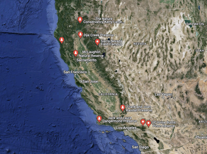 Map of CIBI locations