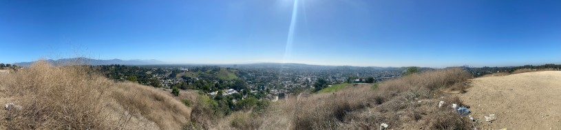 Panoramic view from the top of Elephant Hill