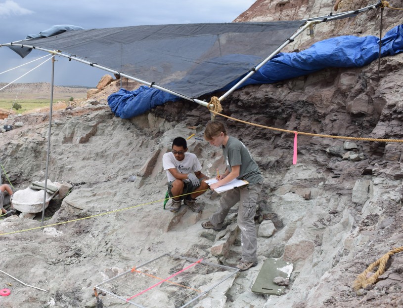 Stephanie Abramowicz in the Utah quarry