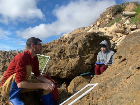 Austin Hendy and UNLAB Mentee Brenda Escamilia